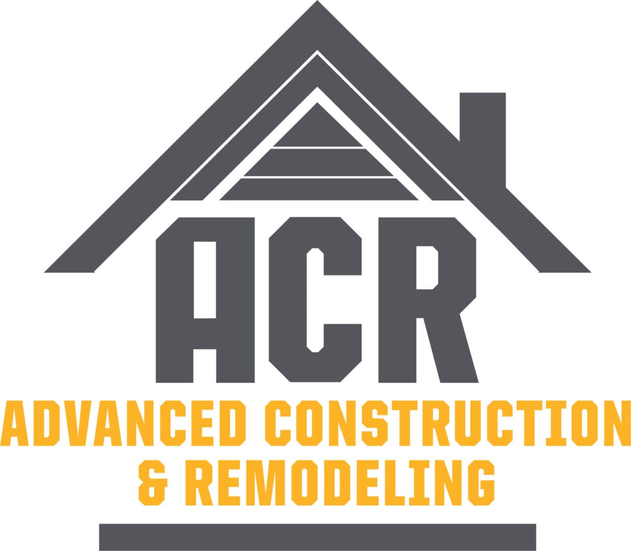 Acr advanced construction & remodeling logo.